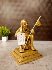DecorsOne brass Kanji Maha periyava Idol 6.5"
