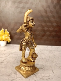 DecorsOne Brass Karuparayan Big Idol 9”