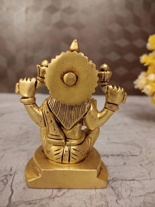 Brass Lakshmi Idol