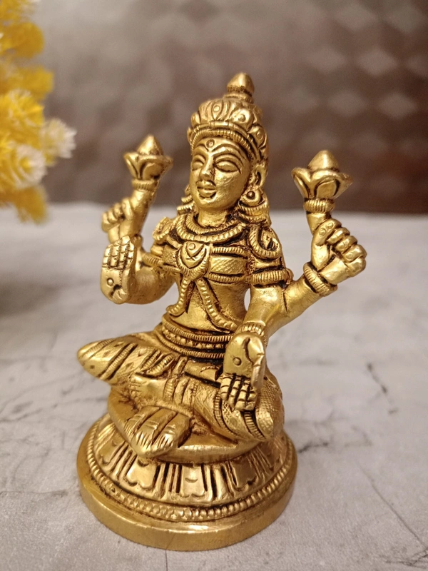 Buy Brass Maha Lakshmi Idol Good For Wealth