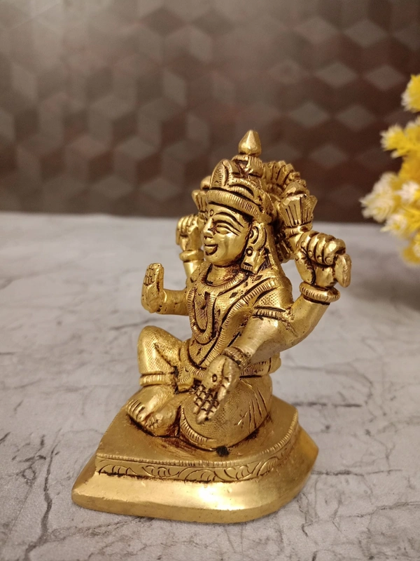 Brass Lakshmi Idol
