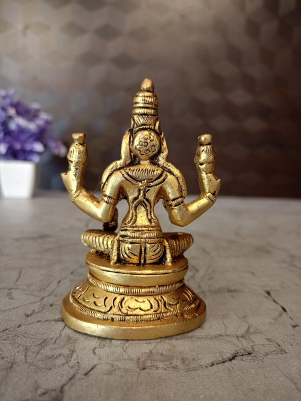 Brass Lakshmi Idol