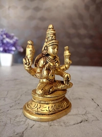 Brass Lakshmi Idol
