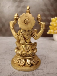 Brass Lakshmi Idol