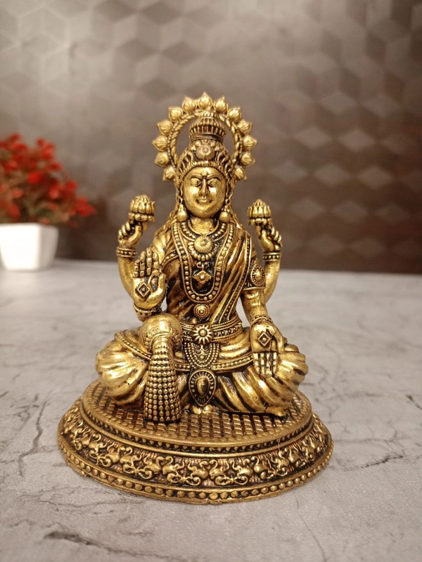Brass Fine Art Lakshmi Statue For Pooja