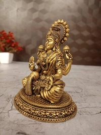 Brass Fine Art Lakshmi Statue For Pooja