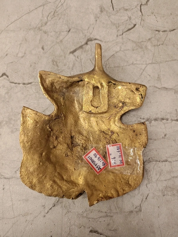 DecorsOne Brass Leaf Ganesha Wall Mount 6"