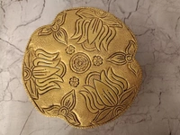 DecorsOne Brass Lotus design Chowki 2"