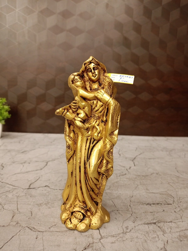 DecorsOne Brass Mary With Child 7"