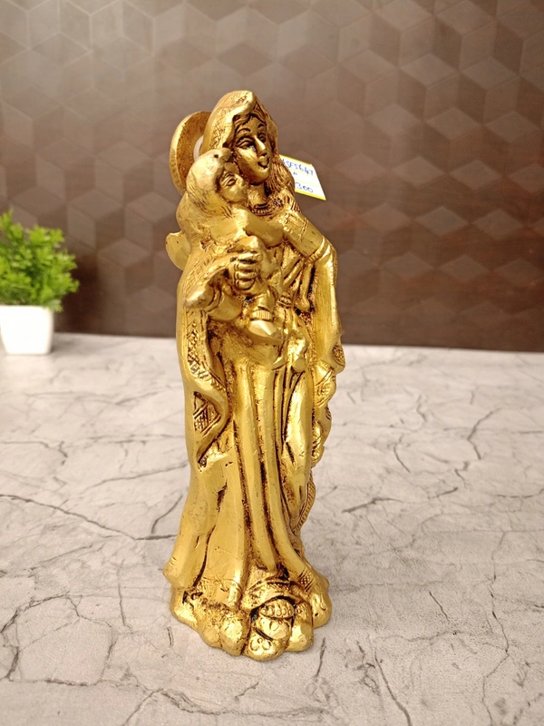 DecorsOne Brass Mary With Child 7"