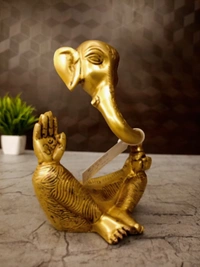 DecorsOne Brass Modern Ganesha Idol 6''