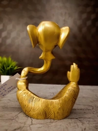 DecorsOne Brass Modern Ganesha Idol 6''