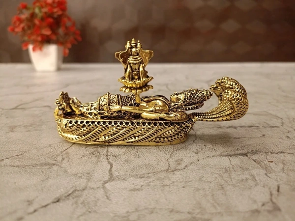 DecorsOne Brass Fine Art Padmantahar idol 1.5"