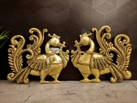 DecorsOne Brass Annam Wall Mount Pair - 6"