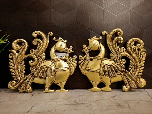 DecorsOne Brass Annam Wall Mount Pair - 6"