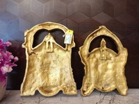 Brass Lord Balaji and Padmavathithayar Wall Mount Idol