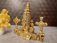 Brass Superfine Perumal Balaji Wall Hanging Idol