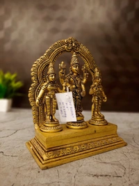 DecorsOne Brass Perumal With Sridevi Budevi Idol 8''