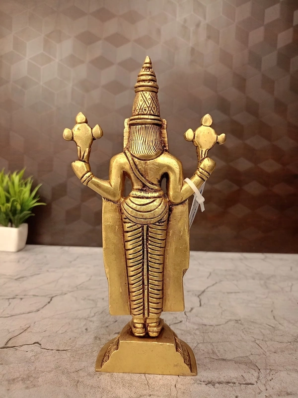 DecorsOne Brass Balaji Idol 9.5"