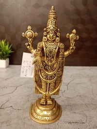 DecorsOne Brass Balaji Idol 9.5"