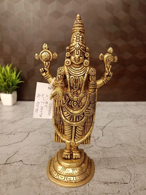 DecorsOne Brass Balaji Idol 9.5"
