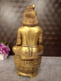 Buy Superfine Brass Laddu Gopal With pot Idol