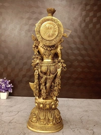 DecorsOne Brass Radha Idol 20″