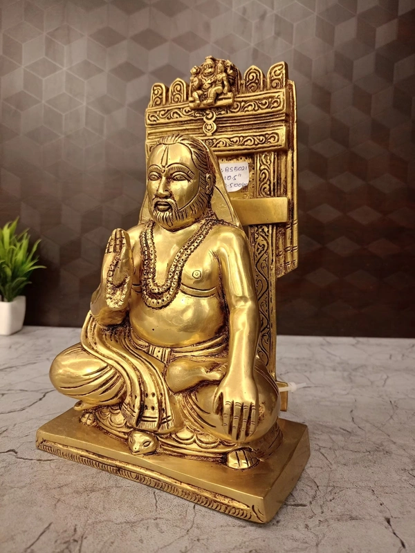 DecorsOne Brass Ragavendra Idol 10.5"