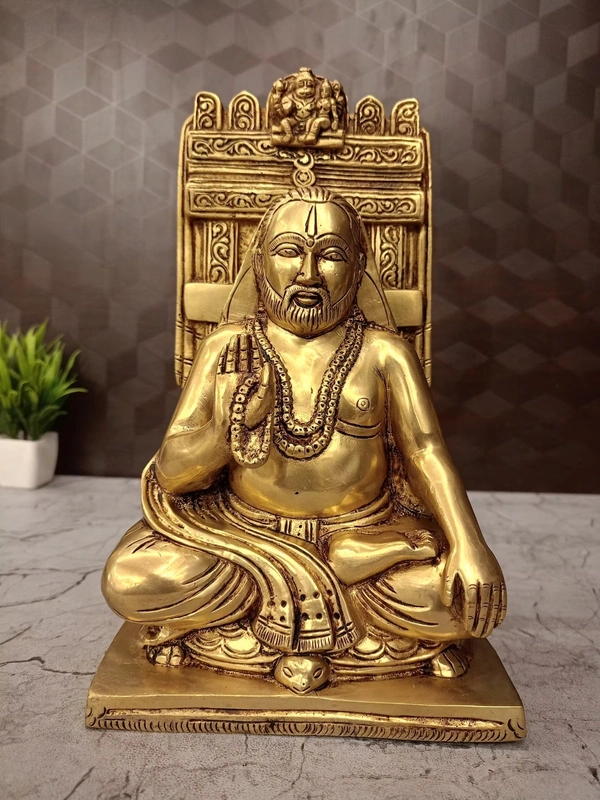 DecorsOne Brass Ragavendra Idol 10.5"