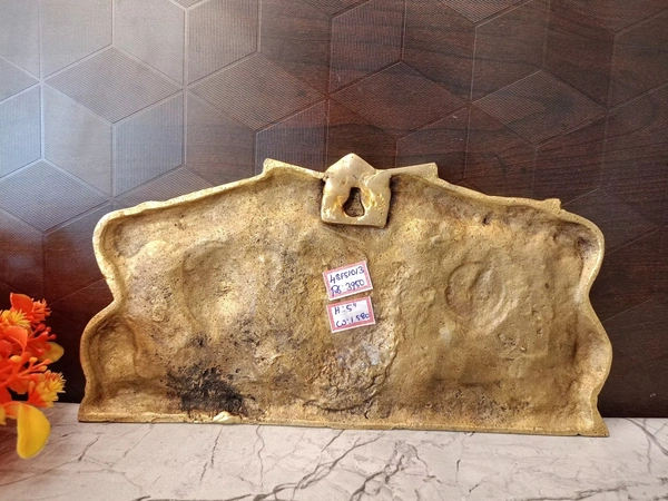 DecorsOne Brass Perumal Nammam Wall Plate 5''