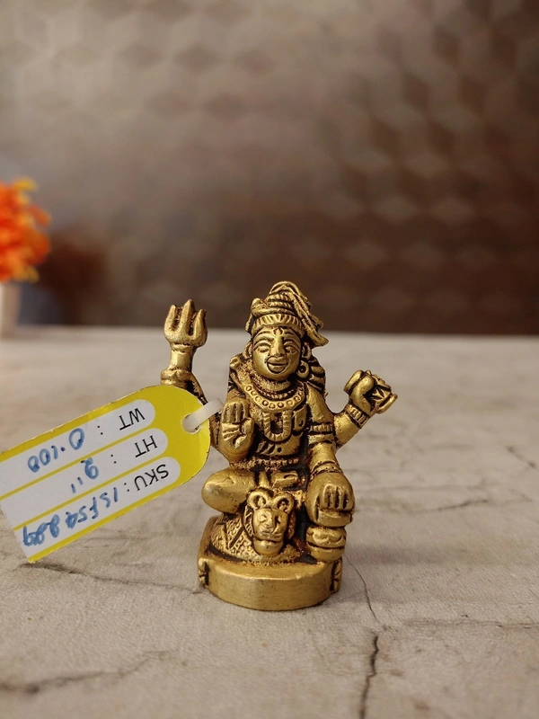 Brass Miniature Shiva Idol