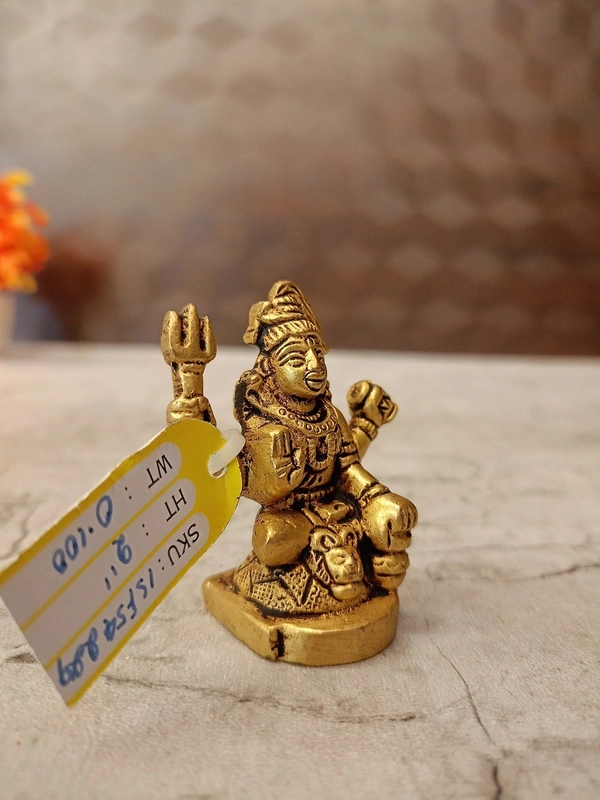 Brass Miniature Shiva Idol