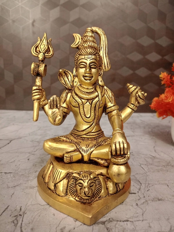 Brass Shivan Idol