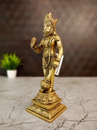 DecorsOne Brass Hanuman Standing Idol 9.5