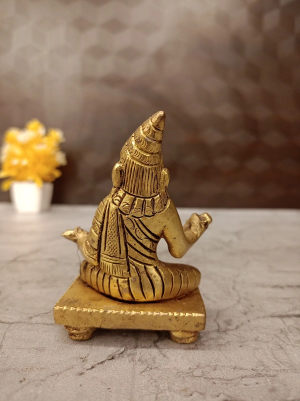 DecorsOne The Famous Poet Thiruvalluvar Brass Statue 3″