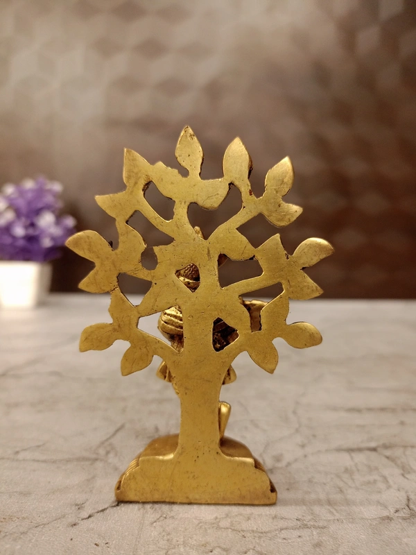 DecorsOne Brass RadhaKrishna Under Tree 3.5″