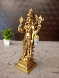 DecorsOne Brass Lord Vishnu idol 8.5"