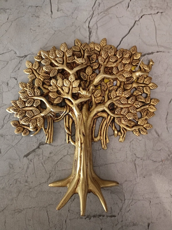 Brass Wall Mount Kalpavirksham Tree