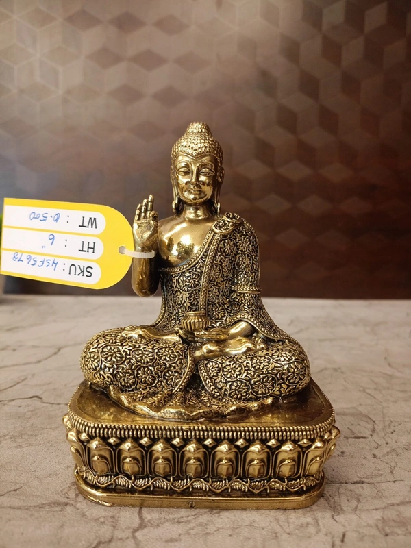Brass Fine art Buddha Idol
