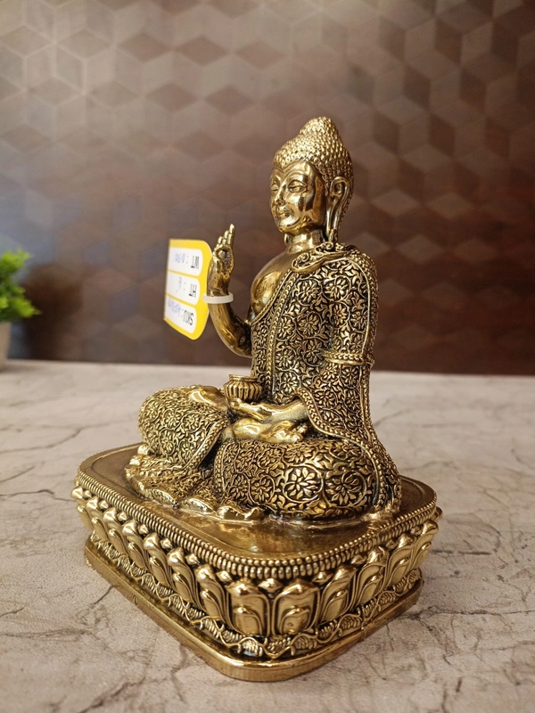 Brass Fine art Buddha Idol