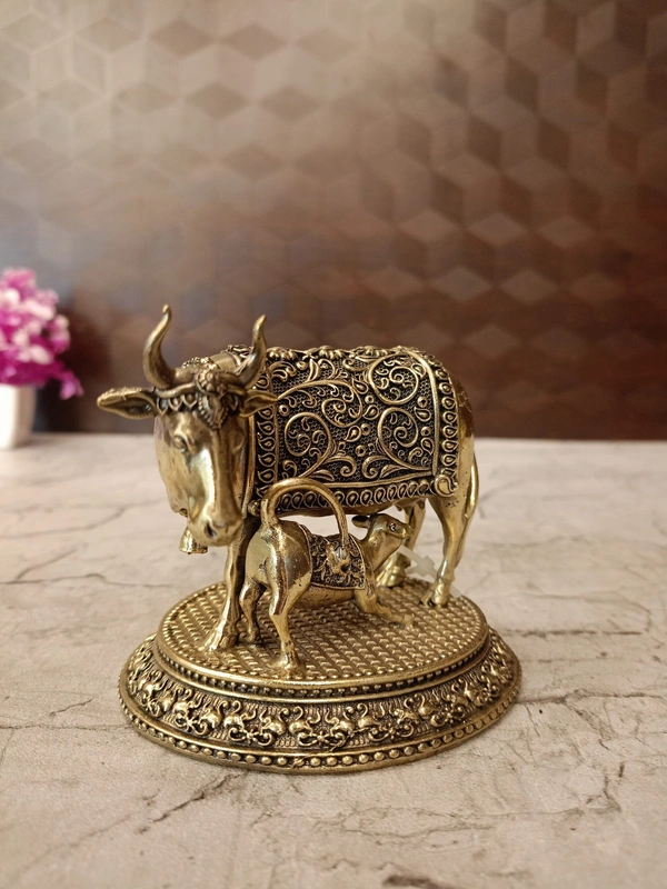 Brass Fine art Gomatha Idol