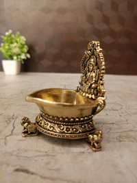 Brass Fine art Lakshmi diya