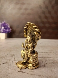 Brass Fine art Lakshmi Narashimar Idol