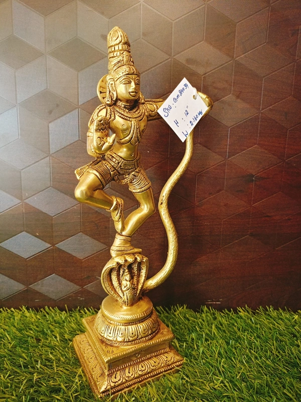 DecorsOne Brass Kalinga Krishna Statue 12″
