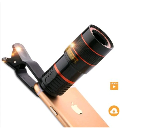 Mobile Phone Lens 8x 12x 20x Telephoto Lens Mobile Phone Holder Shooting