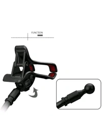 Mobile Holder Snake Style 360 Rotating Flexible Long Lazy Stand Bed Desktop Car Stand Mount for All Smart Phones Mobile Holder - Black