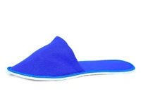 Quadmarq Disposable Slippers/Cotton Closed Toe Hotel, Salons, Spa Slippers for Women and Men/Breathable Non-Slip White Slippers - Blue, Closed Toe