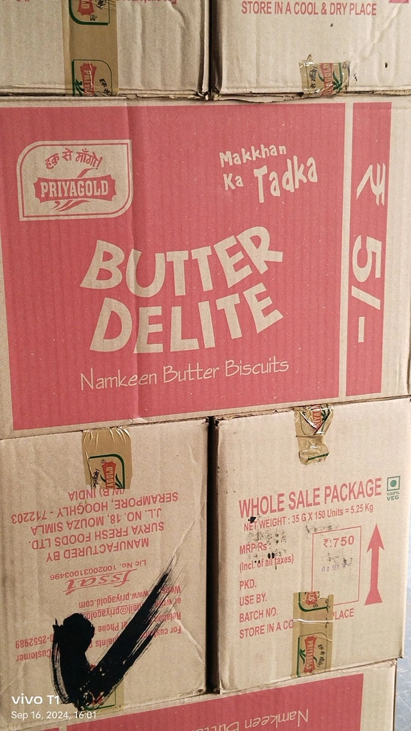 BUTTER DELITE 35GM X150 PKT (MRP5/-)
