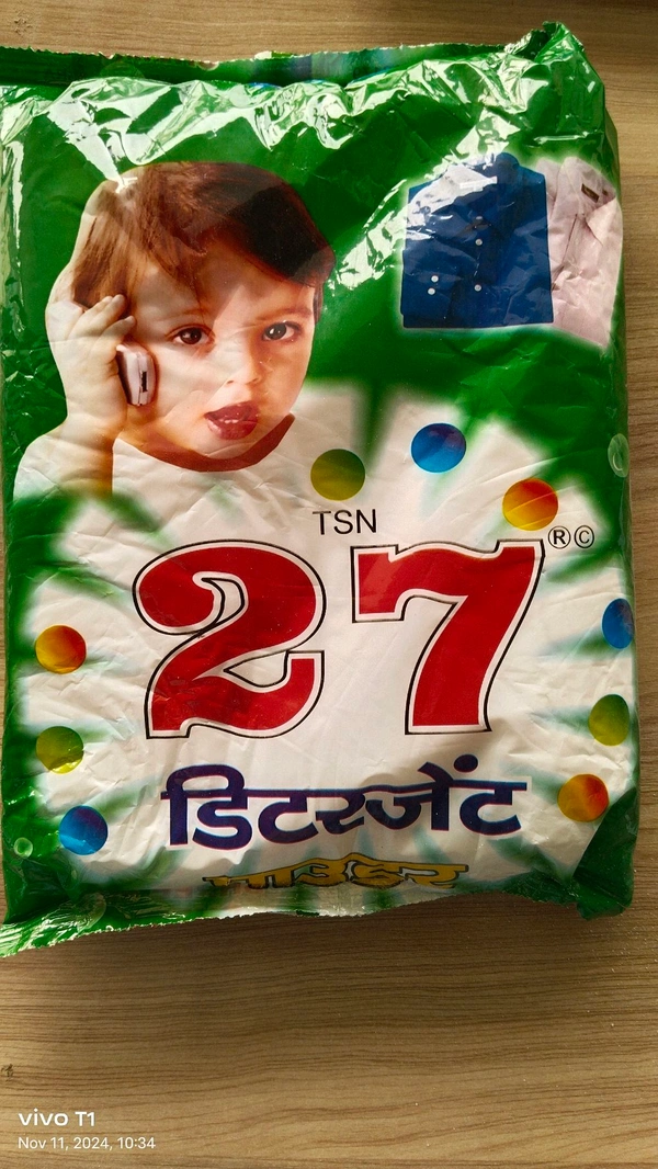 27 Detergent Powder 1kg Pack X 25 Piece Bag
