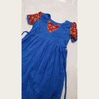 Dark Blue-cotton Feeding - Blue Ribbon, L